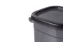 Hermia Juego de 6 Cajas de Almacenamiento Antracita 1200 ml